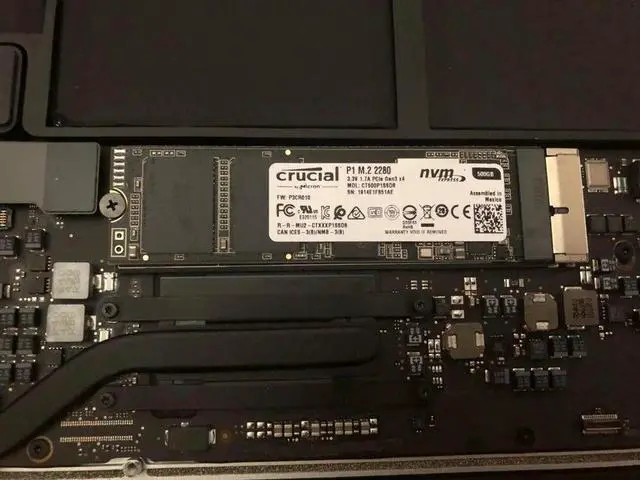 Alt view image 2 of 6 - M.2 PCIE NVME SSD M.2 nVME SSD Adapter Card for Upgrade 2013-2015 Year Macs for Apple SSD Adapter