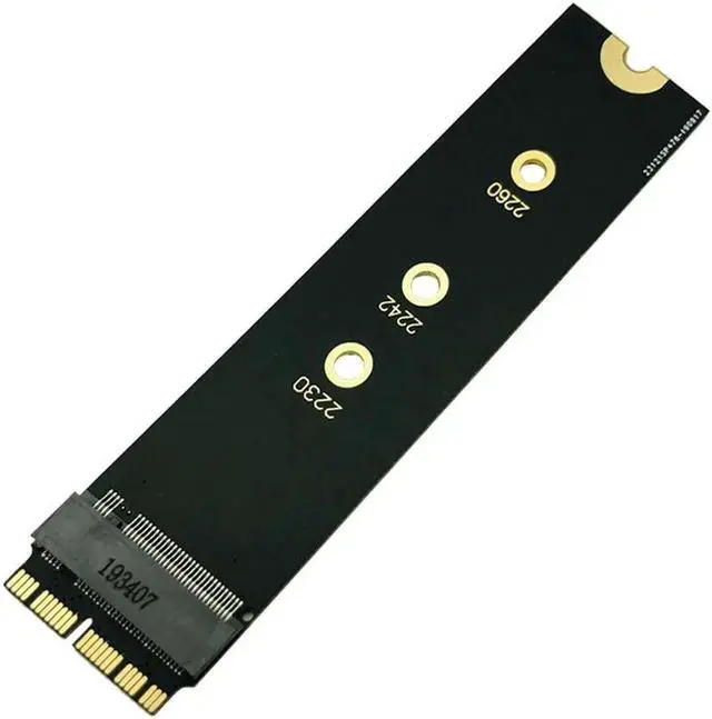 Alt view image 4 of 6 - M.2 PCIE NVME SSD M.2 nVME SSD Adapter Card for Upgrade 2013-2015 Year Macs for Apple SSD Adapter