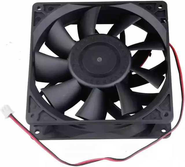 Alt view image 4 of 4 - 12V 24V Cooling Fan 14cm 140mm 14038 140x140x38mm Quiet Brushless Axial Dual Ball Cooling Fan 14038 Fan Grill Net