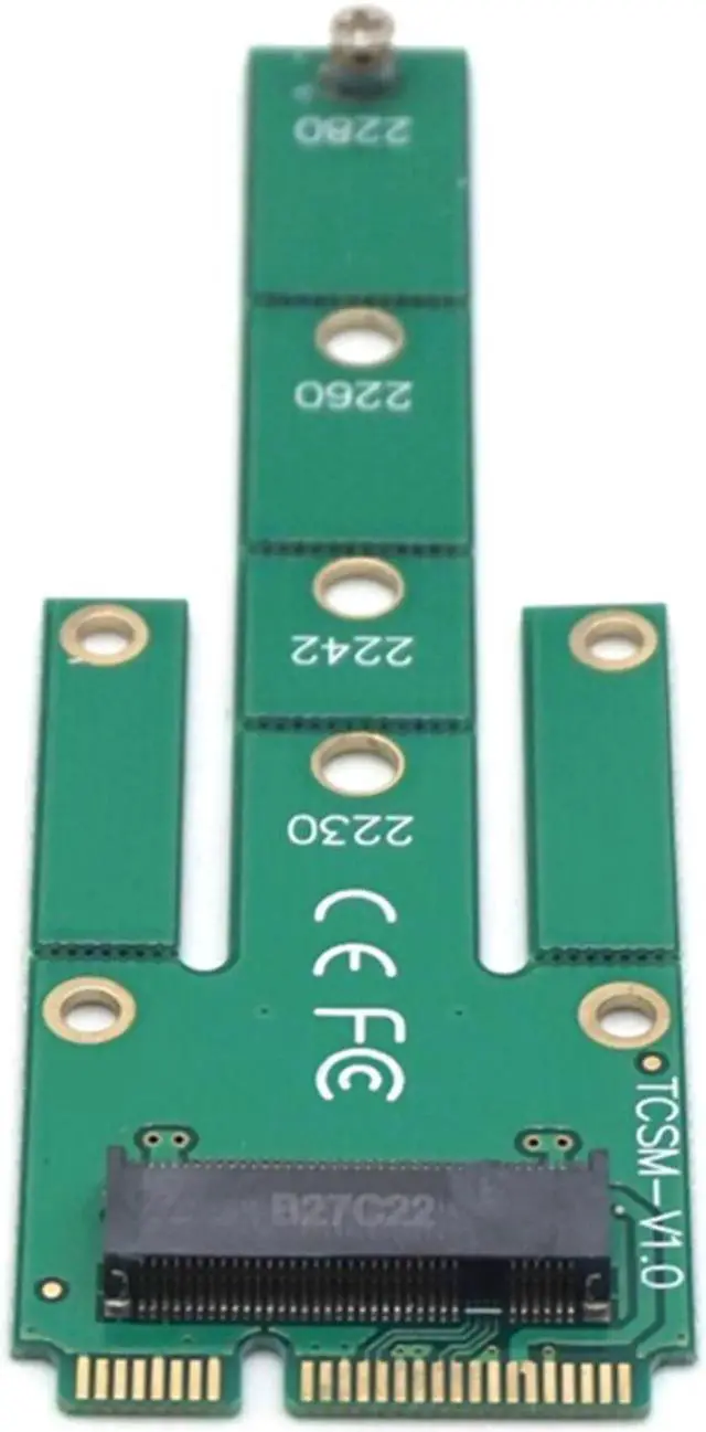 Alt view image 7 of 7 - MSATA To NGFF Adapter Card Motherboard Sata To M.2 NGFF MSSD Converter