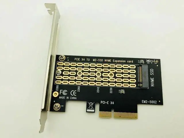 Alt view image 2 of 7 - PCI Express PCIE to M2 Adapter NVME SATA M.2 SSD PCIE Adapter NVME/SATA M2 PCI E Adapter SSD M2 to SATA PCI-E Card M Key + B Key