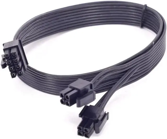 Alt view image 5 of 5 - CPU 8pin to 4+4pin Power supply Cable ATX 12V Durable P4 to P8 for Segotep GP900G 800W Full Modular
