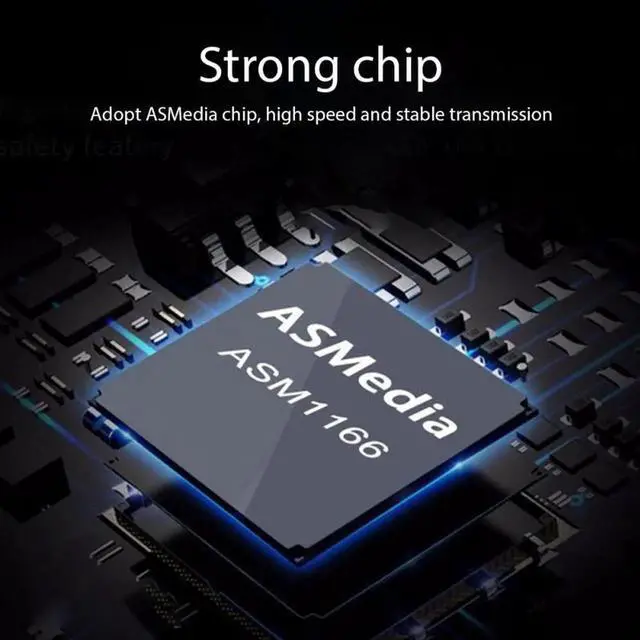 Alt view image 3 of 7 - Chi a Mining Riser 10 Port PCIE SATA Card PCI Express SATA Controller PCIE to SATA3 Expansion Card PCI E X4 SATA 3 6Gbps ASM1166 Grey