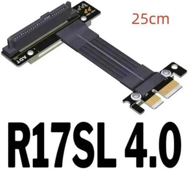 Main image of PCIe 4.0 1x SSD To SFF-8639 (U.2) Adapter Cable For 2.5" NVMe U.2 SFF-8639 SSD Red