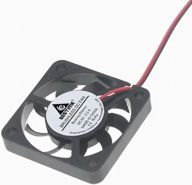 Alt view image 4 of 4 - 2PCS DC 5V 12V Fan 4cm 40mm 4007 40x40x7mm Ultrathin Brushless Axial Cooling Fan 4007 Fan PH2.0 XH2.54 Fan Grill Net