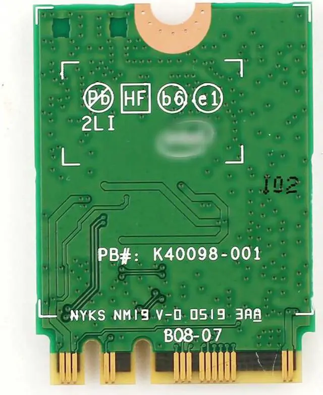 Alt view image 4 of 4 - Dual band 2.4Gbps 802.11ax WiFi6 Desktop Kit AX200 Bluetooth 5.1 Wifi Card 2.4G/5Ghz MU-MIMO AX200NGW Adapter Antenna