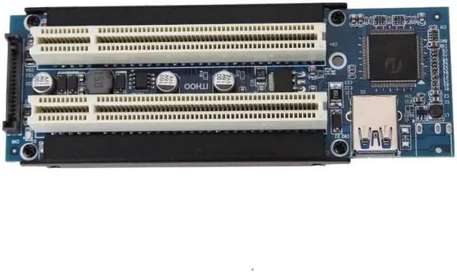 Main image of Desktop PCI-Express PCI-e to PCI Adapter Card PCIe to Dual Pci Slot Expansion Card USB 3.0 Add on Cards Convertor