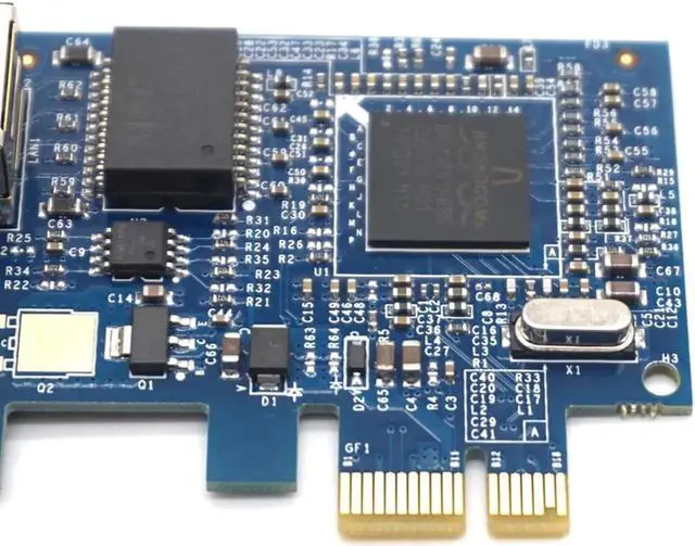 Alt view image 3 of 7 - Broadcom BCM5751 1000M Gigabit Desktop PCI express RJ45 Network Card 1000M PCIe Mini Card