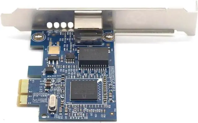 Alt view image 2 of 7 - Broadcom BCM5751 1000M Gigabit Desktop PCI express RJ45 Network Card 1000M PCIe Mini Card