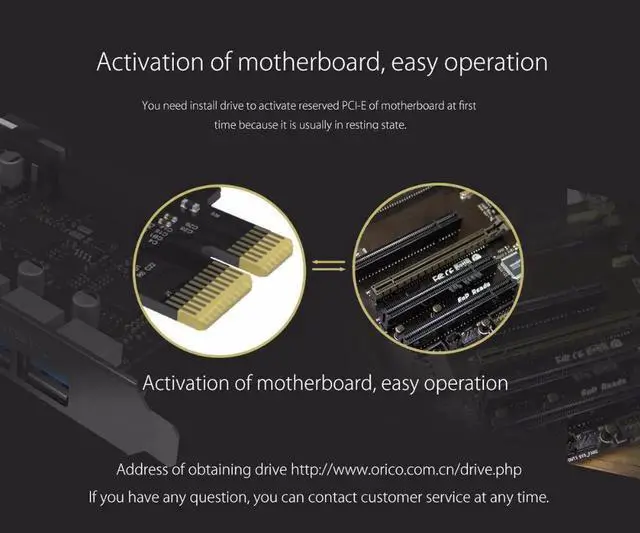 Alt view image 2 of 7 - 7 Port USB3.0 PCI-E Express Card Sata to 15 Pin High Speed Extender Adapter Card Power Connector