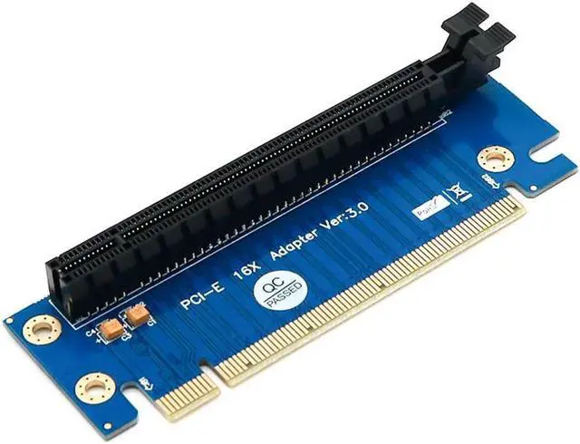 Main image of PCI Express 16x Riser Card PCIE Riser Card PCI E PCI-E Riser Adapter PCI-E 16X to 16X Raiser Card