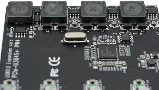 Alt view image 2 of 5 - PCI Express to 4 port USB 3.0 Card PCI-e to External 4-Port USB3.0 Convertor NEC D720201 pcie No external Power Supply