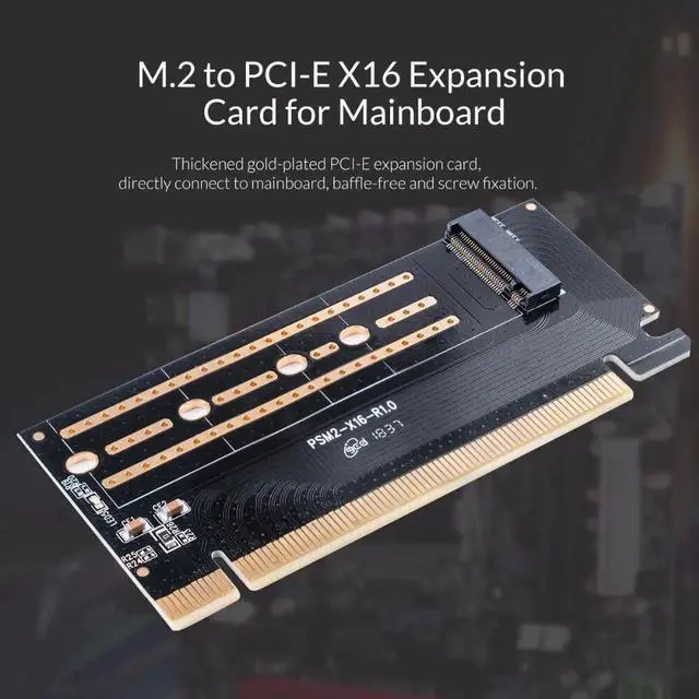 Main image of PCI-E Express M.2 M-key Interface SSD M.2 NVME to PCI-E 3.0 X16 Gen3 Convert Card Support 2230-2280 Size Super Speed Card