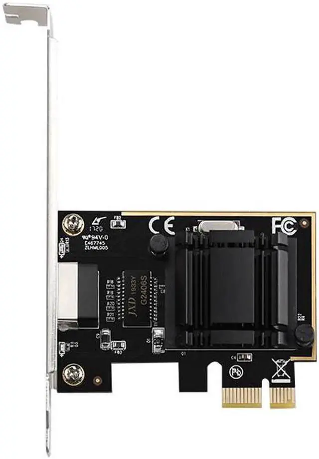 Alt view image 2 of 4 - 1000Mbps Gigabit Ethernet RJ-45 Lan Card PCI Network Card Intel chipset 1210AT 10/100/1000Mbps PCIe 1x Gigabit NIC