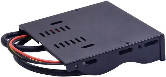 Alt view image 2 of 7 - 19Pin 4 Port USB 3.0 Front Panel Combo Bracket USB3.0 Hub Adapter for PC Desktop 3.5" FDD Floppy Disk Drive Bay