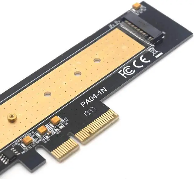 Alt view image 6 of 7 - M.2 NVME/NGFF SSD to PCI-e PCI Express X4 X8 X16 Adapter Converter Card With Long Short Dam-board and Screwdriver Adapter