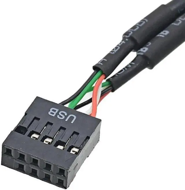 Alt view image 7 of 7 - HUB USB 2.0 USB 3.0 4 Port Front Panel USB3.0 Hub Splitter Internal Combo Bracket Adapter for Desktop 3.5 Inch Floppy Bay