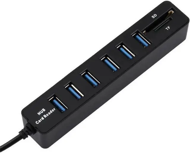 Main image of USB2.0 HUB Multi USB Splitter 2.0 USB Hab SD TF Card Reader Multiple USB HUB for Computer Laptop