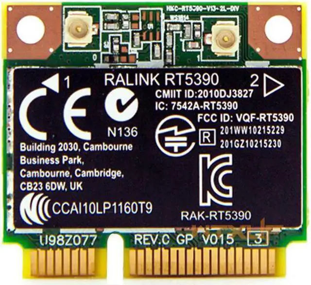 Alt view image 2 of 3 - Ralink RT5390 Half Mini PCIE 802.11N Wlan Wireless Card SPS:691415-001 wifi adapter for for HP 436 435 431 4230S 4330S