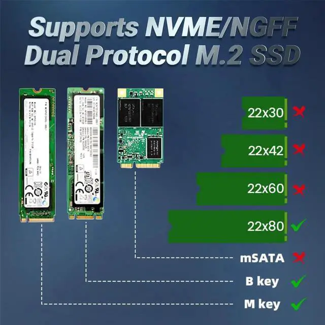 Alt view image 2 of 7 - 2-Pack M.2 Heatsink for PS5 / PC, Slim 7mm Height Low Profile Aluminum Convective NVMe Cooler, Passive Heat Sink with Fins