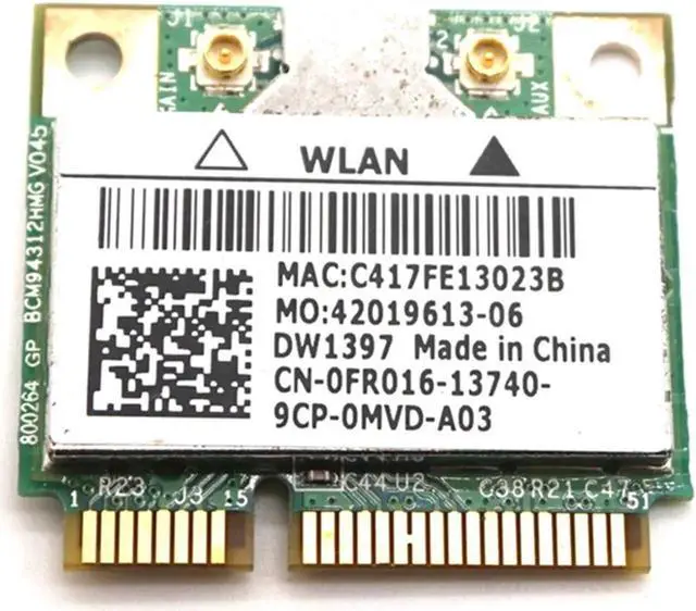 Main image of Broadcom BCM94312HMG Wireless Wifi Half Mini pci-e card for DELL DW1397 WLAN PCI Express Network Adapter