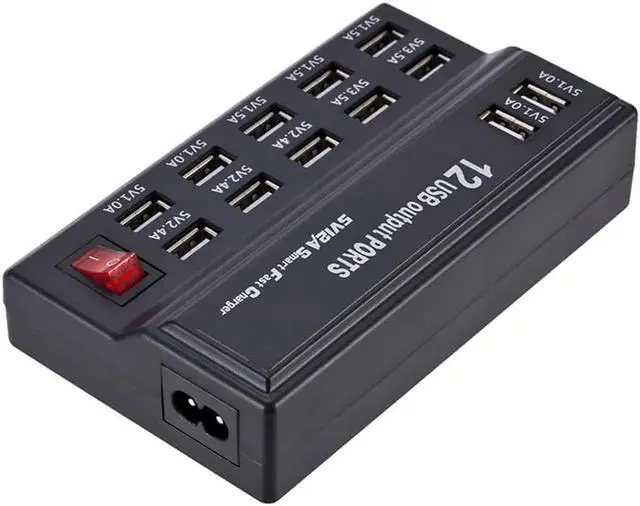 Alt view image 3 of 4 - Smart 10 Ports 12 Ports USB Fast Charger Universal Power Adapter USB Charger Adapter
