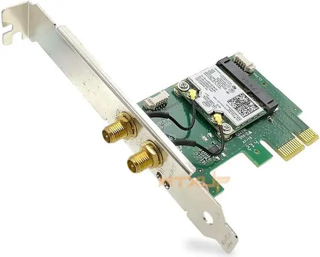 Alt view image 5 of 5 - Dual Band 2.4G 5G For Intel 7260AC 7260HMWDTX1.X PCi Express pcie Wireless Desktop WiFi Adapter Bluetooth 4.0 Wlan Network Card