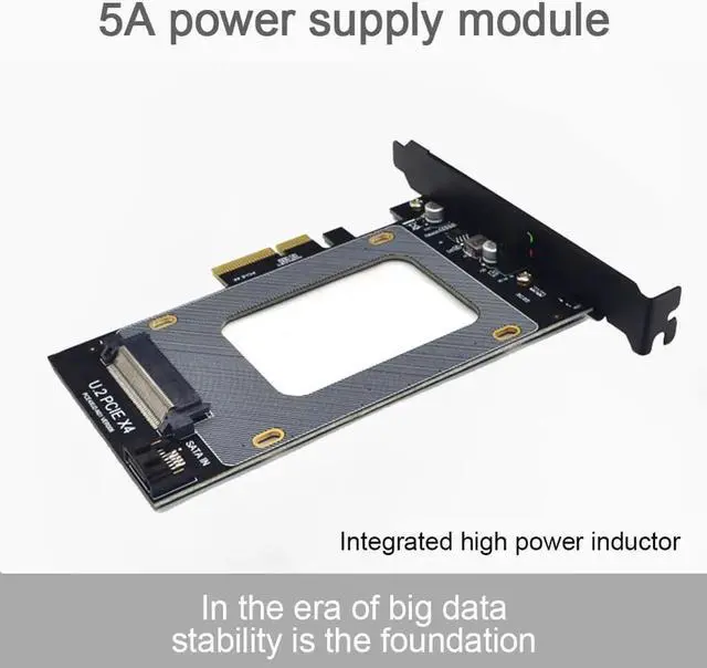 Main image of U.2 to PCI-E X4 Riser Card 3.0 SFF-8639 to SSD Extension Adapter U.2 SSD SATA PCI Express Card for 2.5 Inch SATA HDD