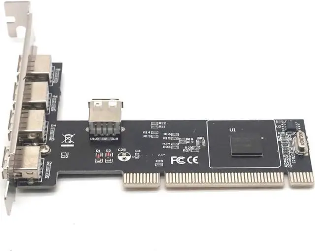 Alt view image 5 of 7 - 5 Ports USB 2.0 PCI HUB CARD NEC PCI Controller Card ADAPTER PCI usb expansion card 480Mbps