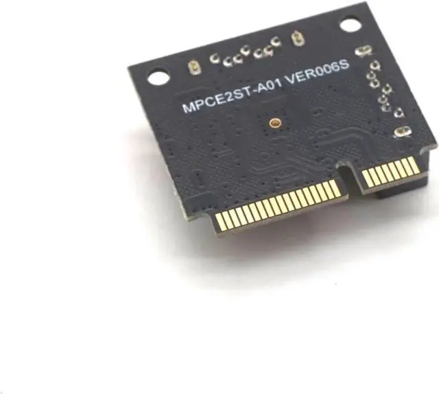 Alt view image 4 of 7 - Mini PCI-E PCI Express to 2 Ports SATA 3.0 Converter SSD HDD SATA3 Controller Expansion Card SATA Multiplier