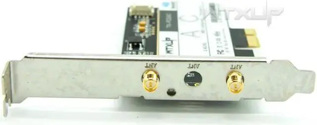 Alt view image 7 of 7 - Qualcomm QCNFA344A NFA344 PCIE Wireless DESKTOP network Card 867Mbps 802.11AC pci-e wifi adapter BLUETOOTH 4.1 BT 4.1 8DBI X 2