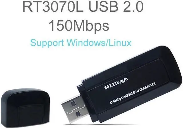 Main image of RaLink RT3070 150Mbps 802.11n Mini Wireless Nano USB WiFi Adapter Wi Fi Dongle for Windows 7/8/10 Linux