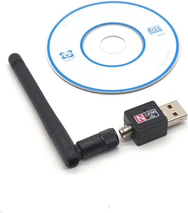 Alt view image 2 of 7 - Mini Network Card USB WiFi Adapter 300M 2DBi Wi-Fi adapter PC Wi Fi Antenna WiFi Dongle USB Ethernet WiFi Receiver