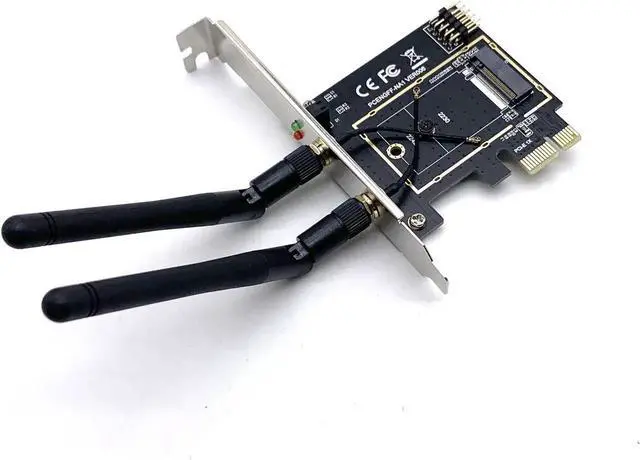 Main image of M.2 NGFF Key A A+E to Mini PCI-E Wireless Adapter WiFi Bluetooth Network Card Converter PCI-Express 1X M2 NGFF Support 2230 2242