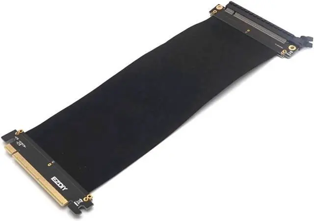 Alt view image 2 of 7 - PC Graphics Cards PCI Express Connector Cable Riser Card PCI-E 16X Flexible Cable Extension Port Adapter