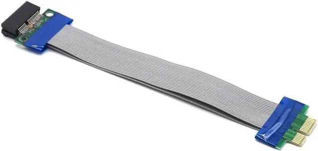 Main image of PCI Express PCI-E 1X Male to PCIe Female Extension Cable for Motherboard Riser Card Extender Extension Ribbon Adapter