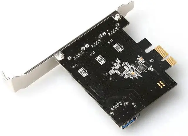 Alt view image 2 of 4 - USB 3.0 (3+1) 3 External + 1 Internal Ports PCI-e PCI Experss PCIE Controller Riser Card Adapter