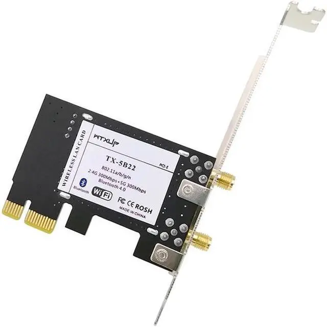Alt view image 3 of 6 - N1202 AR5B22 2.4G 5G Adapter Lightweight Wireless WIFI Network Card Dual Band Multifunction Pcie For Desktop PC Bluetooth 4.0