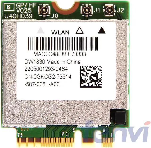Main image of BCM943602BAED DW1830 Wireless-AC BCM943602 NGFF M.2 1300Mbps 802.11ac WiFi Bluetooth BT4.1 Network Wlan Card support mac os