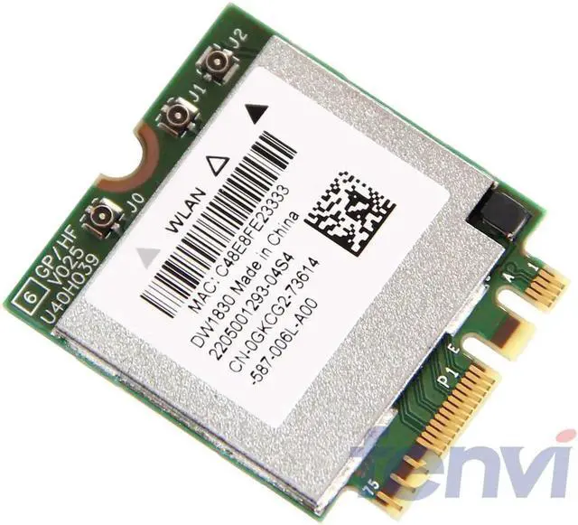 Alt view image 4 of 6 - BCM943602BAED DW1830 Wireless-AC BCM943602 NGFF M.2 1300Mbps 802.11ac WiFi Bluetooth BT4.1 Network Wlan Card support mac os