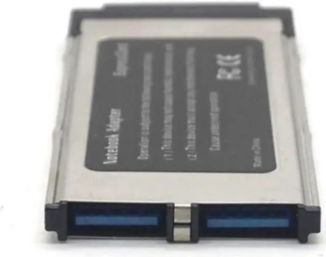 Alt view image 4 of 7 - PCI Express To USB 3.0 Dual 2 Ports PCI-E Card Adapter For NEC Chipset 34MM Slot ExpressCard Converter 5Gbps For PC