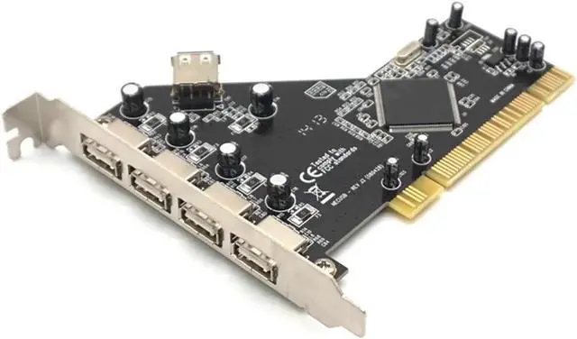 Alt view image 6 of 7 - PCI to 4 Ports External + 1 Port Internal USB 2.0 Expansion Card Chipset for NEC