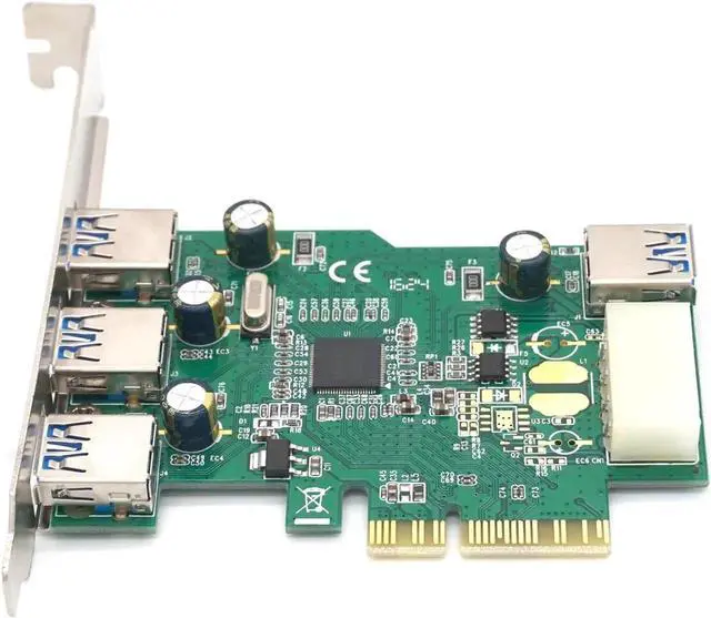 Main image of EU309A 4 Port USB3.0 5Gb Super Speed PCI Express Controller Card Chipset for Eton EJ198