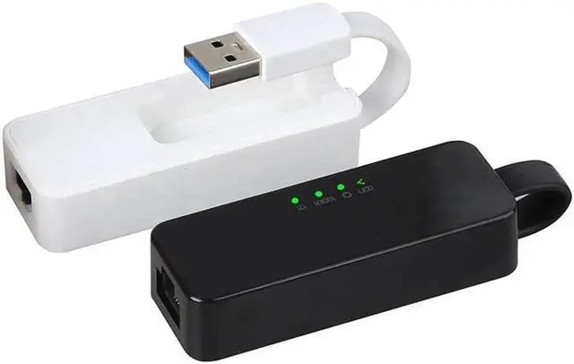 Alt view image 2 of 6 - USB 3.0 to RJ45 Network Card Lan Adapter 10/100/1000 Mbps Ethernet Adapter Realtek RTL8153 For Tablet PC Win 7 8 10 XP