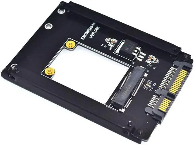 Main image of mSATA to SATA Adapter Mini SATA SSD to 2.5 inch SATA III 22-Pin Converter Card for Windows 8 7 XP Mac