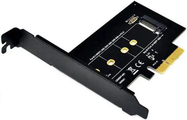 Alt view image 2 of 6 - M.2 PCIe Adapter M2 NGFF SSD NVME M Key SATA-based B Key to PCI-e 3.0 X4 X8 X16 2230-2280 size M.2 ssd Controller Converter Card