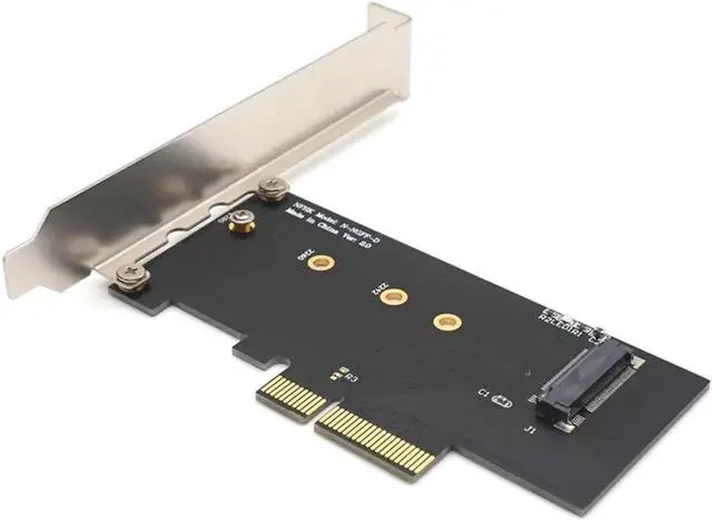 Alt view image 4 of 6 - Adapter Card to PCI-E x4 for M.2 NGFF SSD XP941 SM951 PM951 M6E 950 PRO SSD
