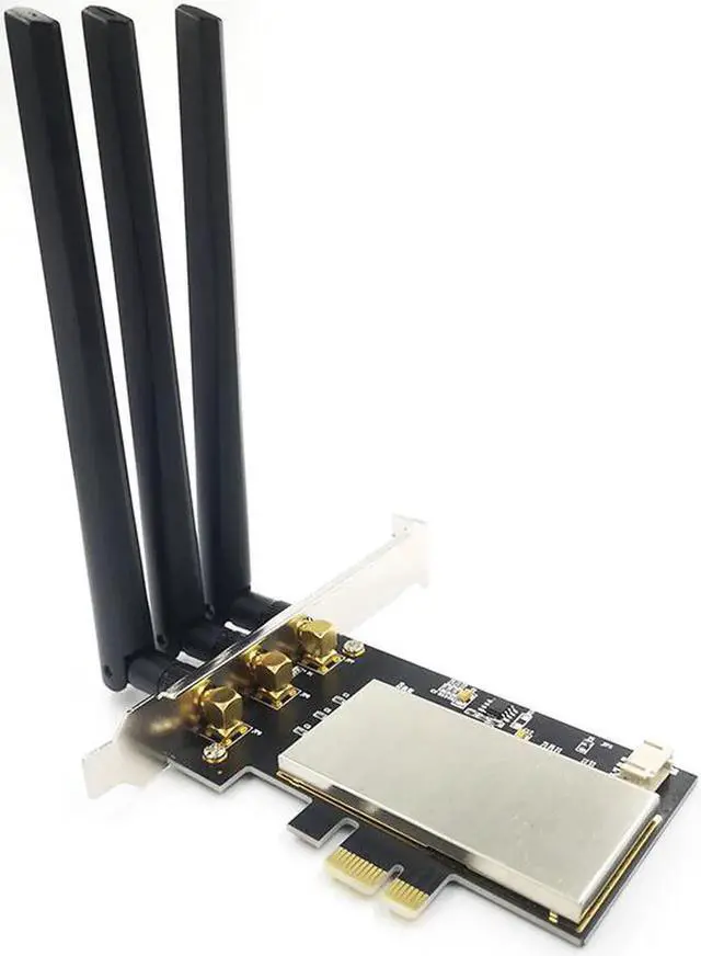 Alt view image 6 of 7 - BCM94360CSAX BCM943602CS Bcm94331CSAX desktop PCI-e PCIE 1x 16x PC wifi + bluetooth Adapter Converter for Apple WLAN Card