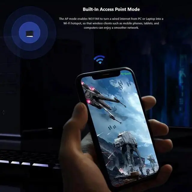 Alt view image 4 of 6 - AX300 WiFi 6 Wireless Nano USB Adapter 286 Mbps Wi-Fi 6 Driver Free Mini Portable for Win7/10/11/ Linux/ UOS