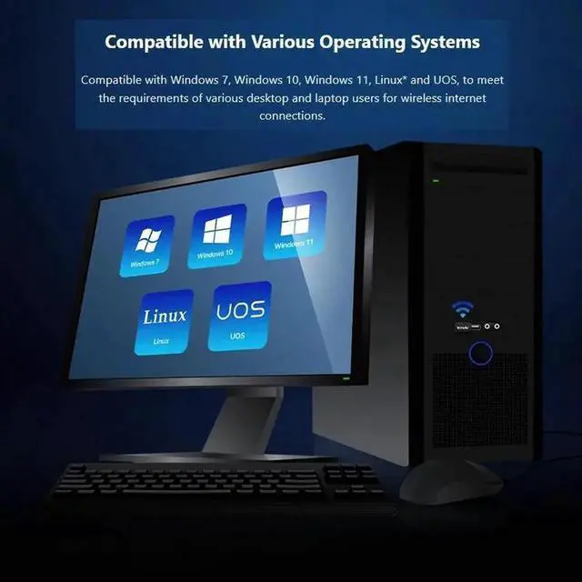 Alt view image 2 of 6 - AX300 WiFi 6 Wireless Nano USB Adapter 286 Mbps Wi-Fi 6 Driver Free Mini Portable for Win7/10/11/ Linux/ UOS